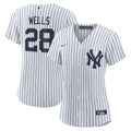 Austin Wells New York Yankees Nike Women's Home Replica Jersey - White | MLB Fan Gear