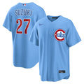 Seiya Suzuki Chicago Cubs Nike Alternate Replica Jersey - Light Blue | MLB Fan Gear