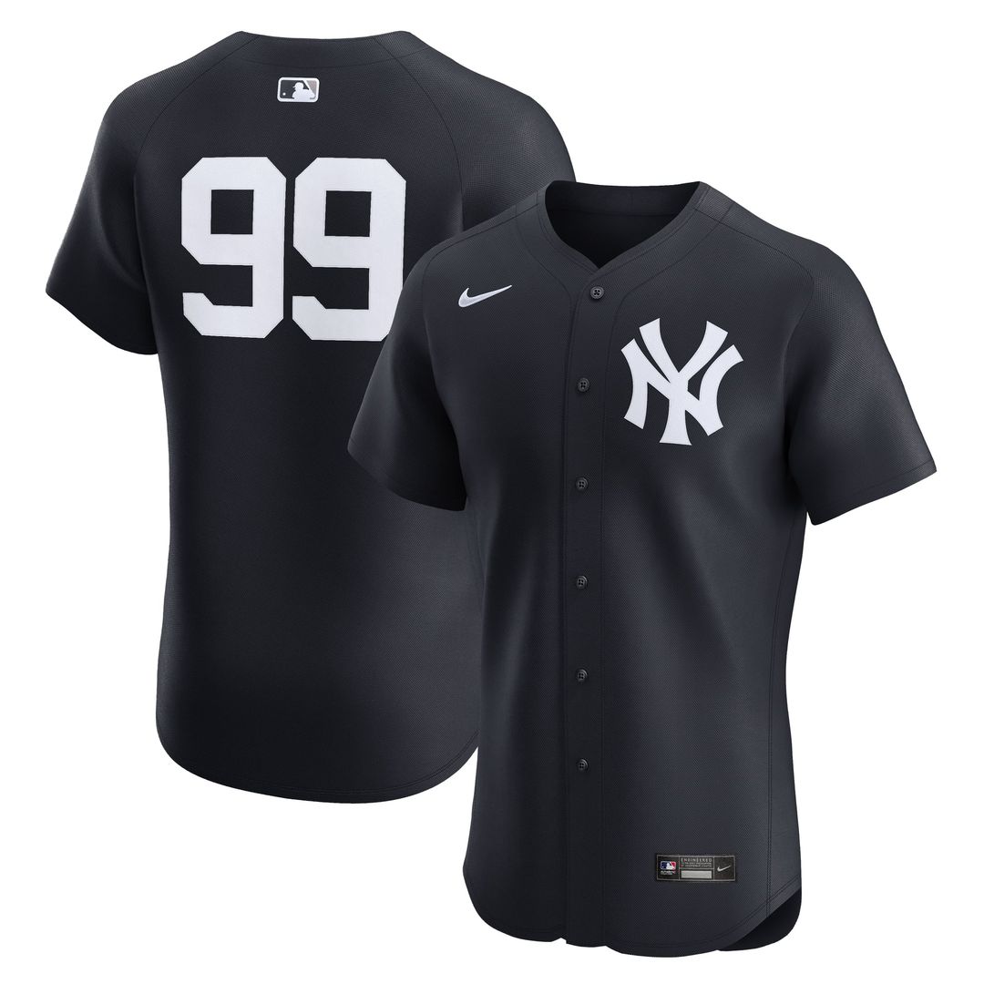 Aaron Judge New York Yankees Nike Alternate 2 Elite Jersey - Navy | MLB Fan Gear