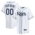 Tampa Bay Rays Nike Home Custom Replica Jersey - White | MLB Fan Gear