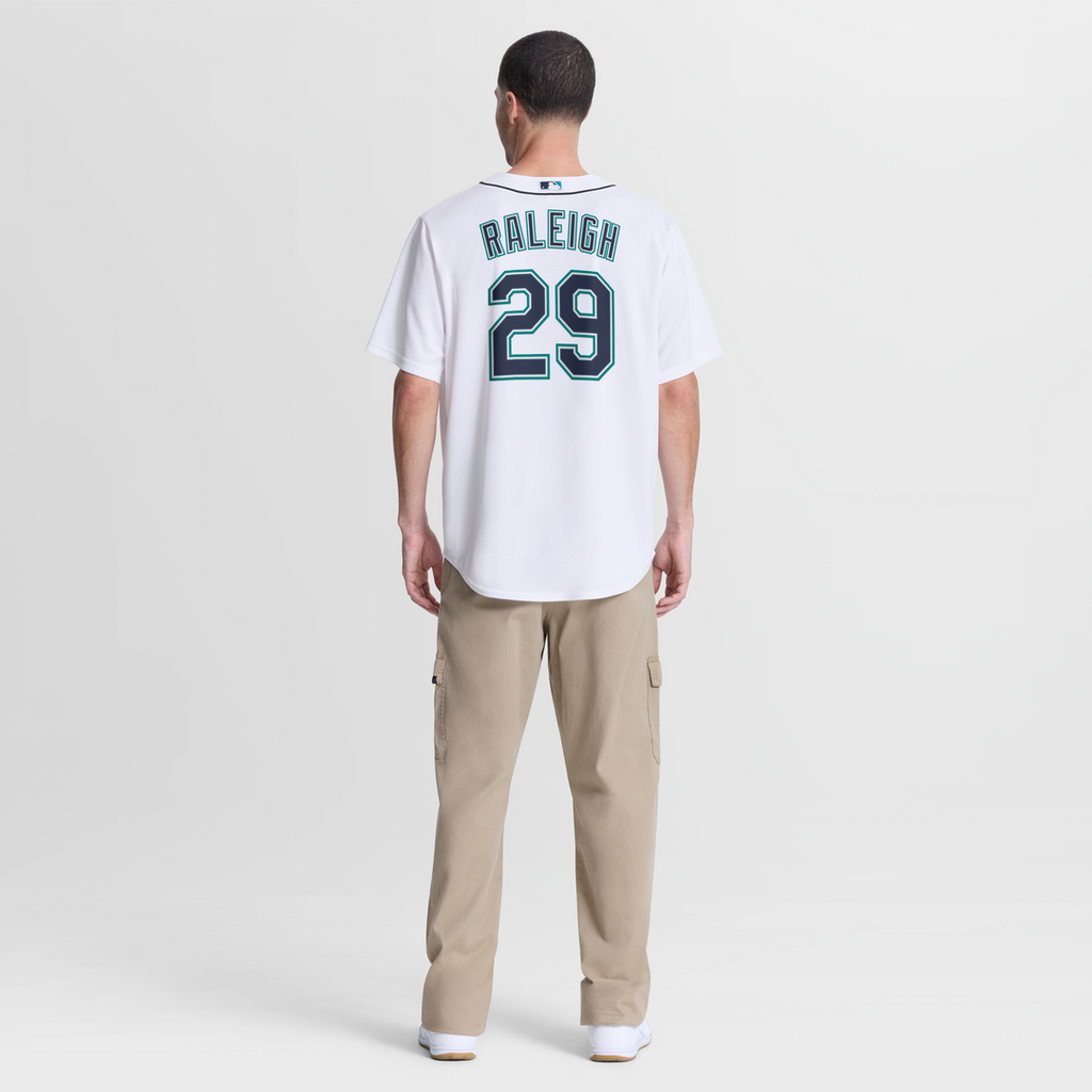 Cal Raleigh Seattle Mariners Nike Home Replica Jersey - White | MLB Fan Gear