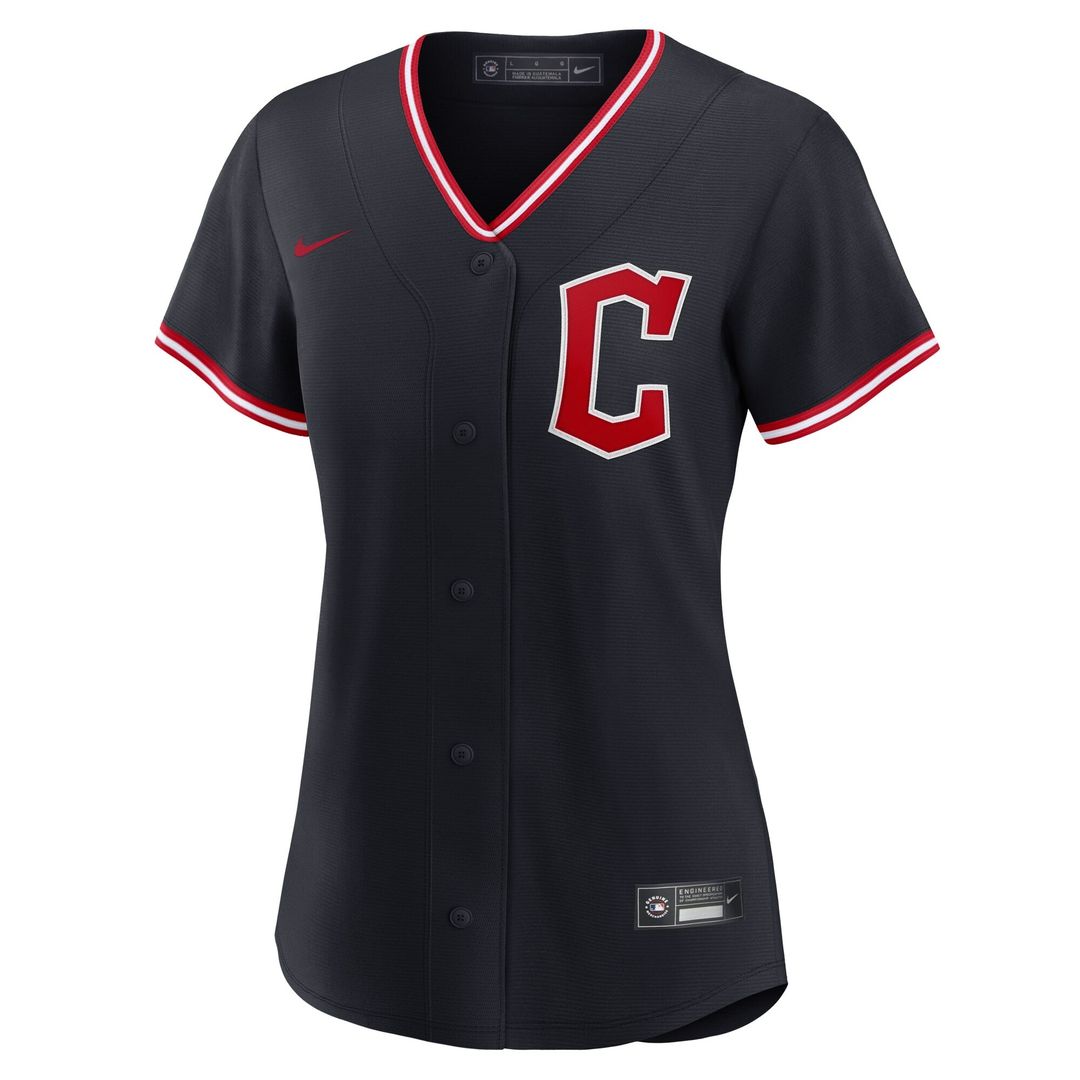 Cleveland Guardians Nike Women's Alternate Replica Jersey - Navy | MLB Fan Gear