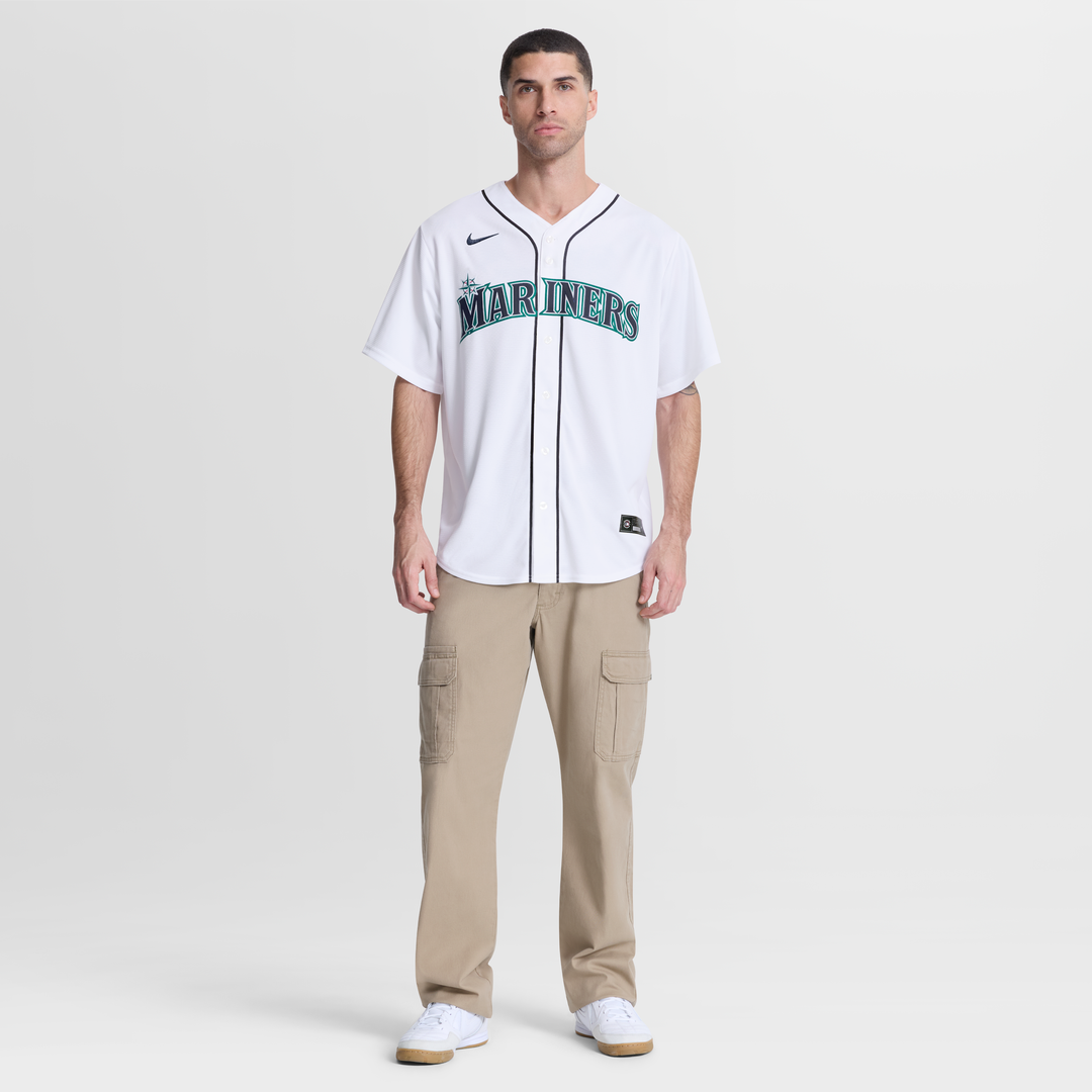 Cal Raleigh Seattle Mariners Nike Home Replica Jersey - White | MLB Fan Gear