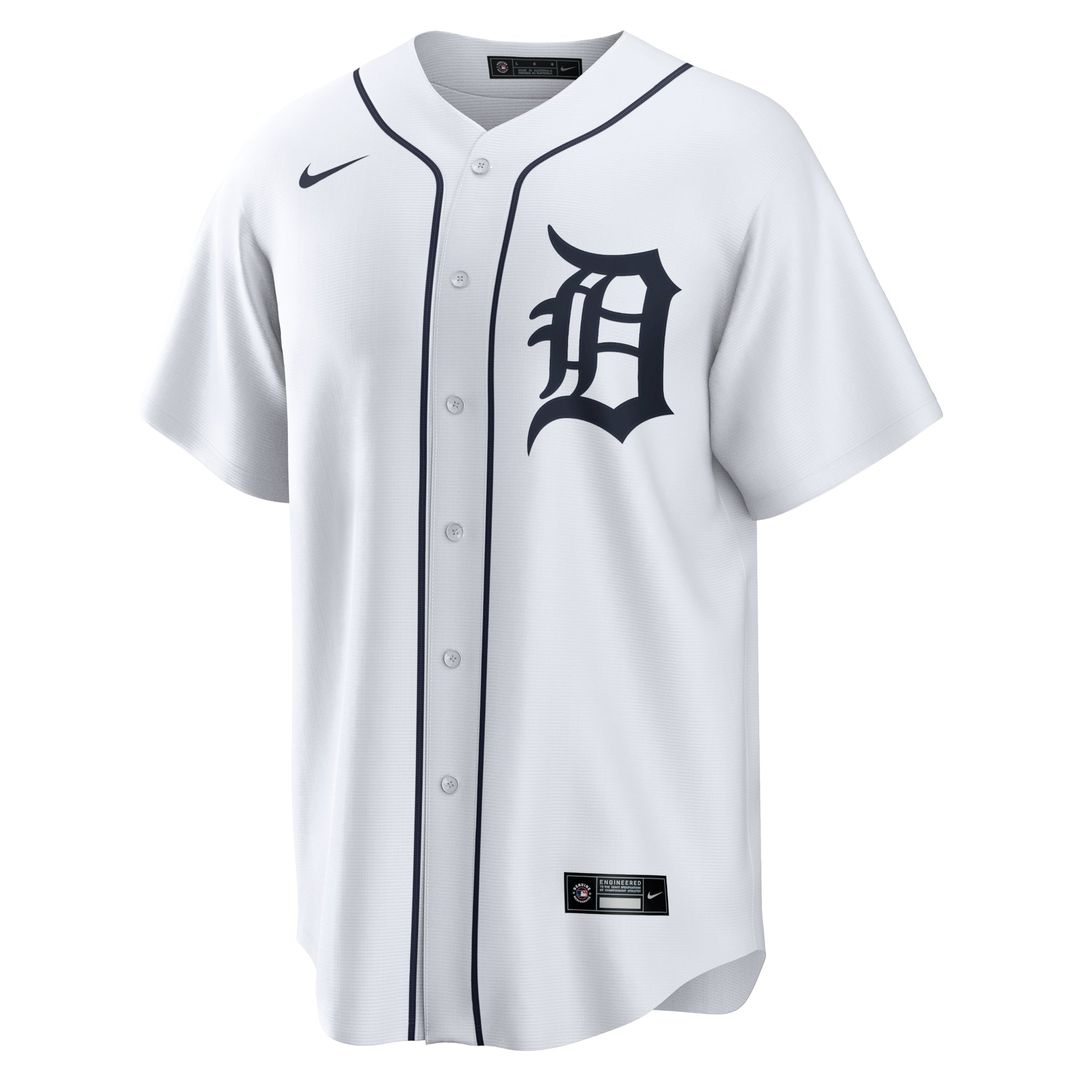 Javier Baez Detroit Tigers Nike Home Replica Player Jersey - White | MLB Fan Gear