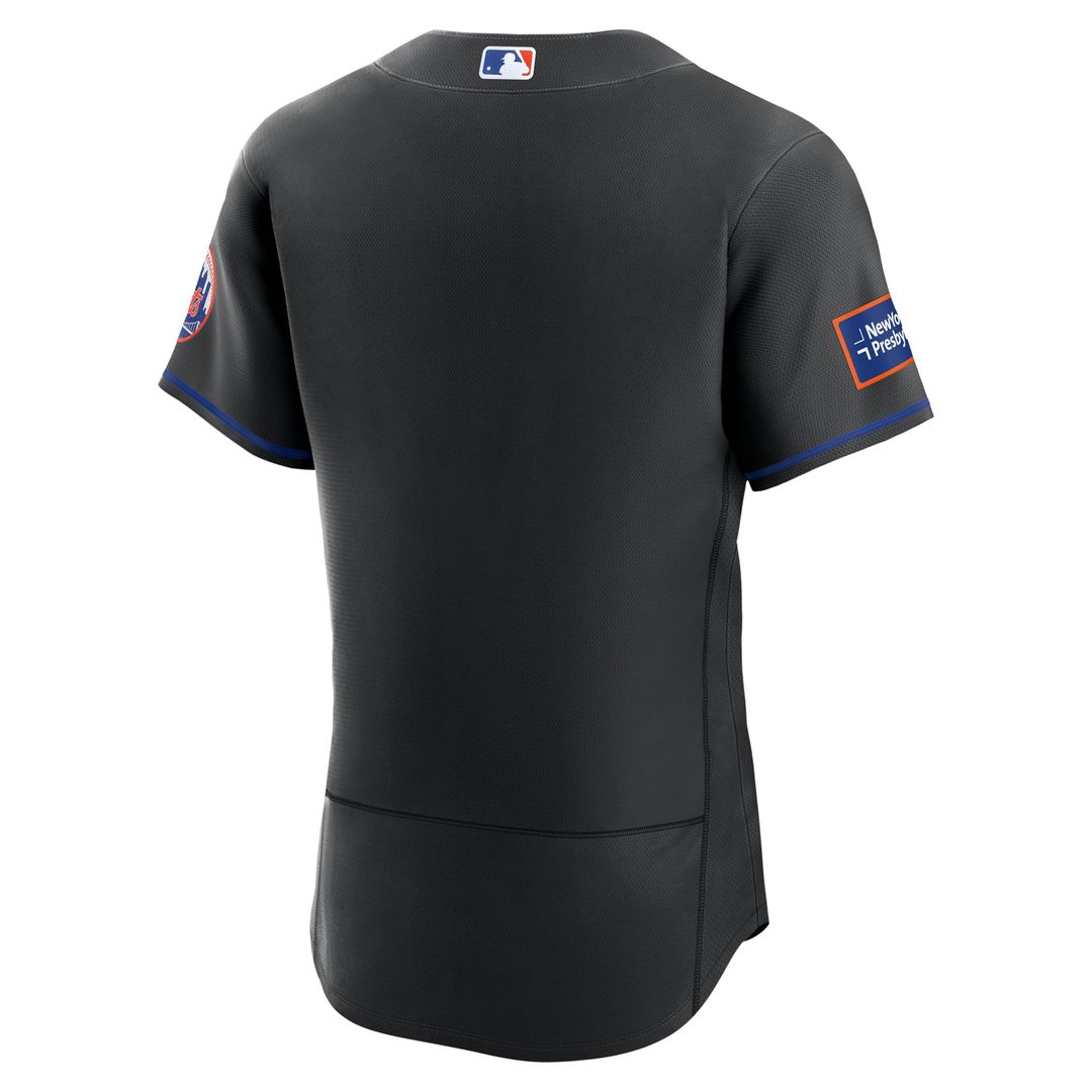 New York Mets Nike Home Sponsor Patch Authentic Jersey - White | MLB Fan Gear