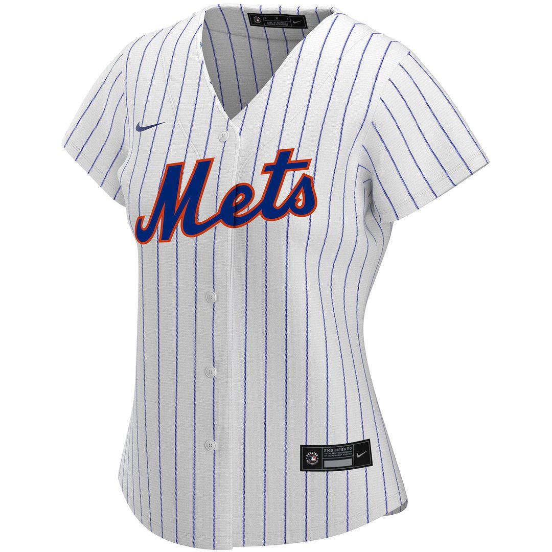 New York Mets Nike Women's Home Replica Custom Jersey - White | MLB Fan Gear