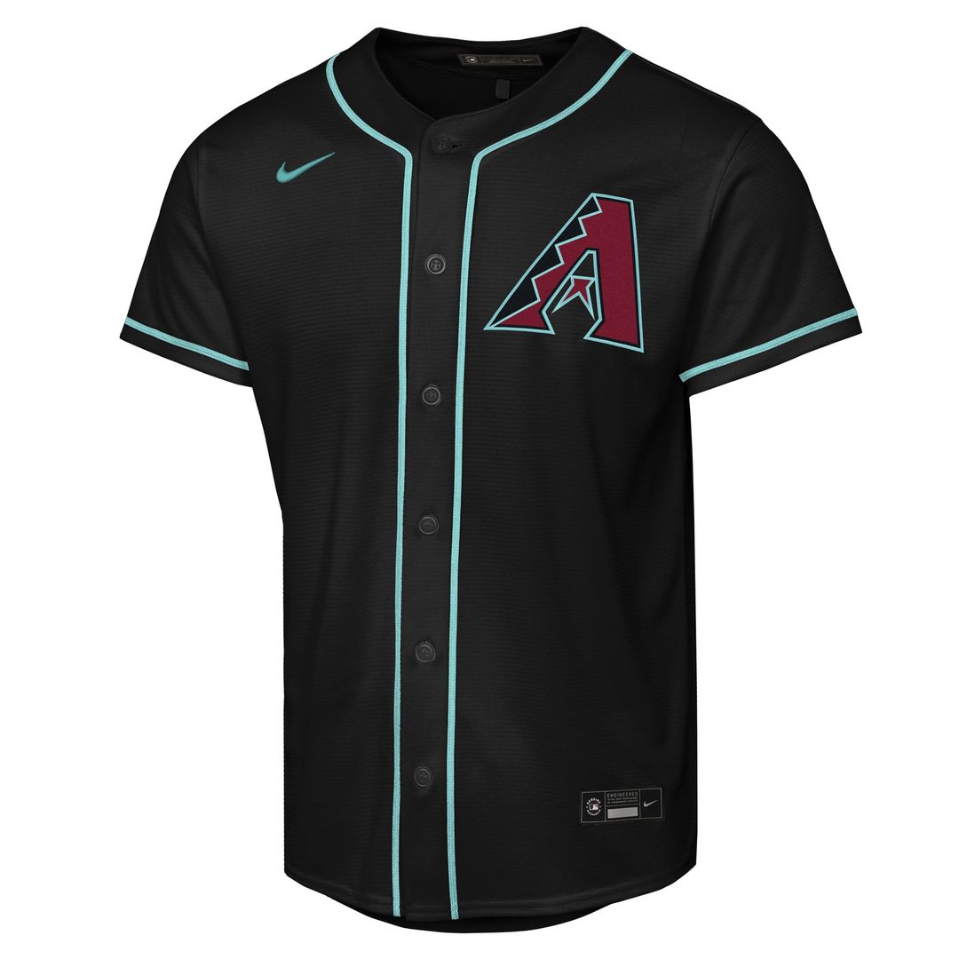 Corbin Carroll Arizona Diamondbacks Nike Youth Alternate Replica Jersey - Black | MLB Fan Gear