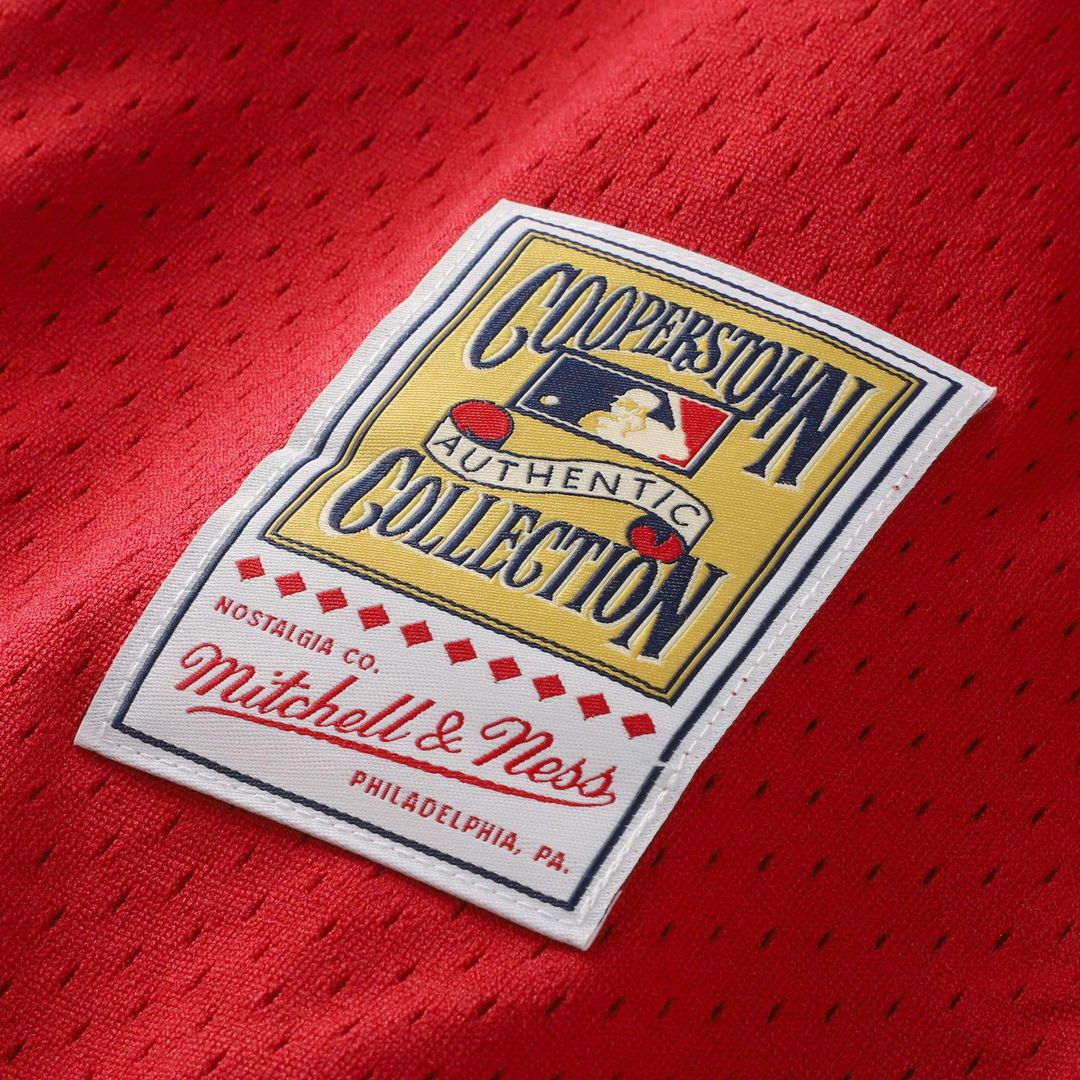 Barry Larkin Cincinnati Reds Mitchell & Ness Throwback Cooperstown Mesh Batting Practice Jersey - Red | MLB Fan Gear