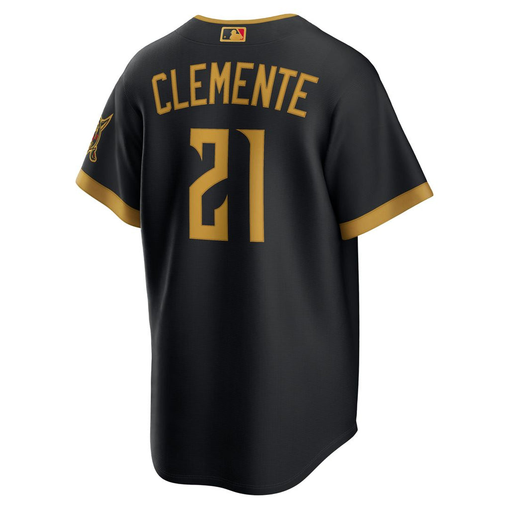 Roberto Clemente Pittsburgh Pirates Nike 2026 City Connect Stadium Jersey - Black | MLB Fan Gear