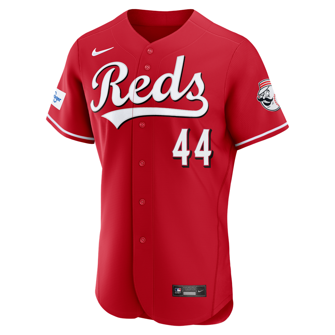 Elly De La Cruz Cincinnati Reds Nike Home Authentic Sponsor Patch Jersey - White | MLB Fan Gear