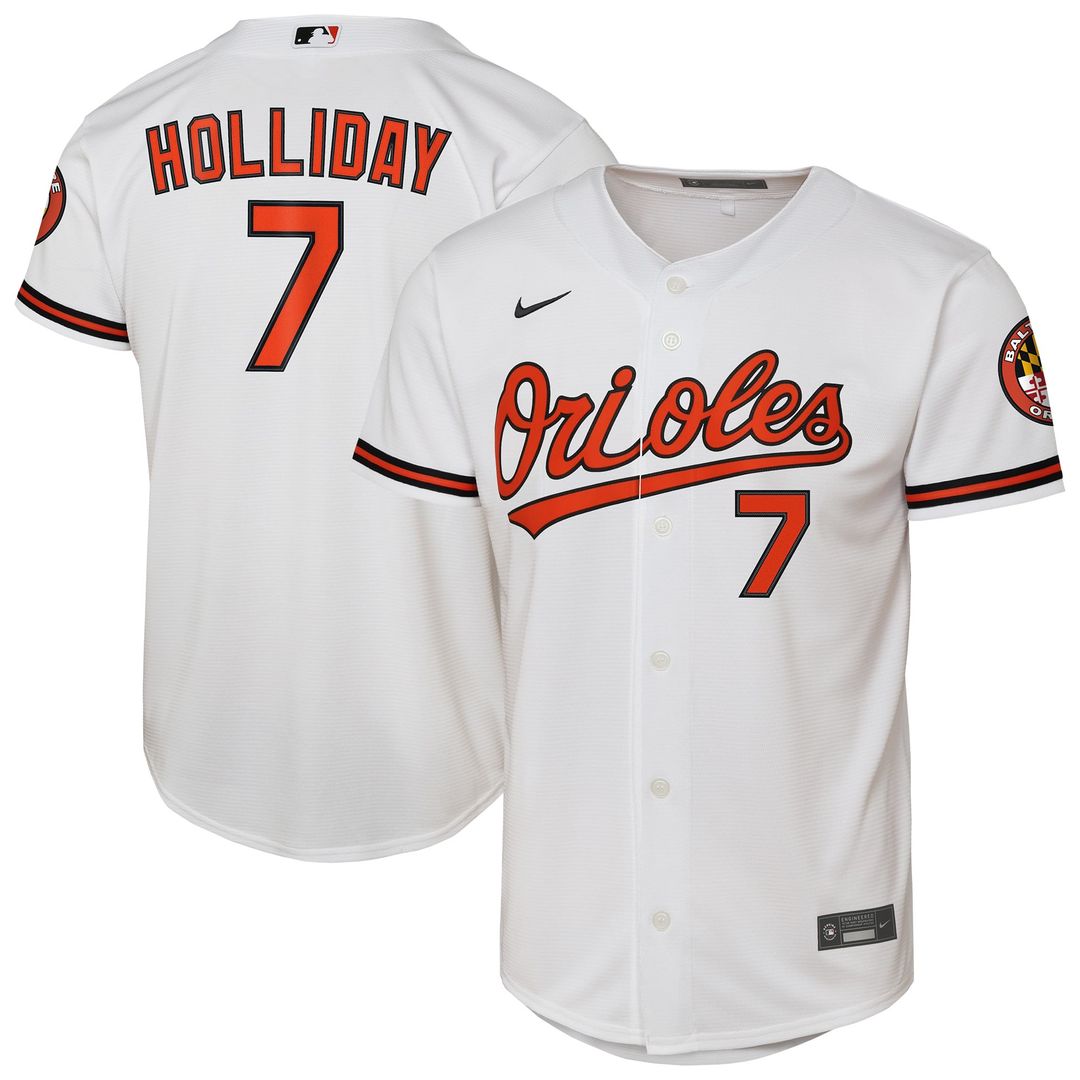 Jackson Holliday Baltimore Orioles Nike Youth Alternate 2 Stadium Player Jersey - Orange | MLB Fan Gear