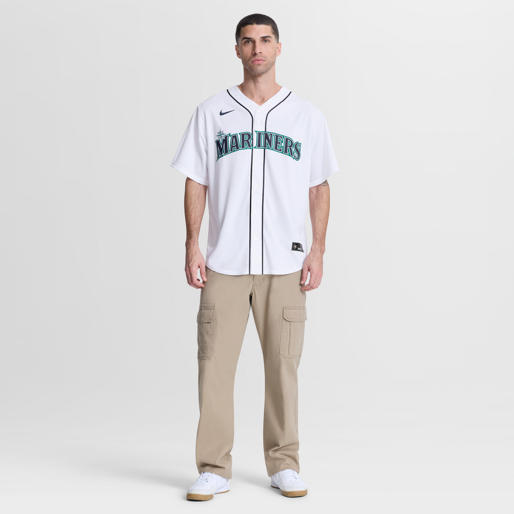 Cal Raleigh Seattle Mariners Nike Home Replica Jersey - White | MLB Fan Gear