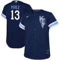 Salvador Perez Kansas City Royals Nike Toddler City Connect Replica Player Jersey - Navy | MLB Fan Gear