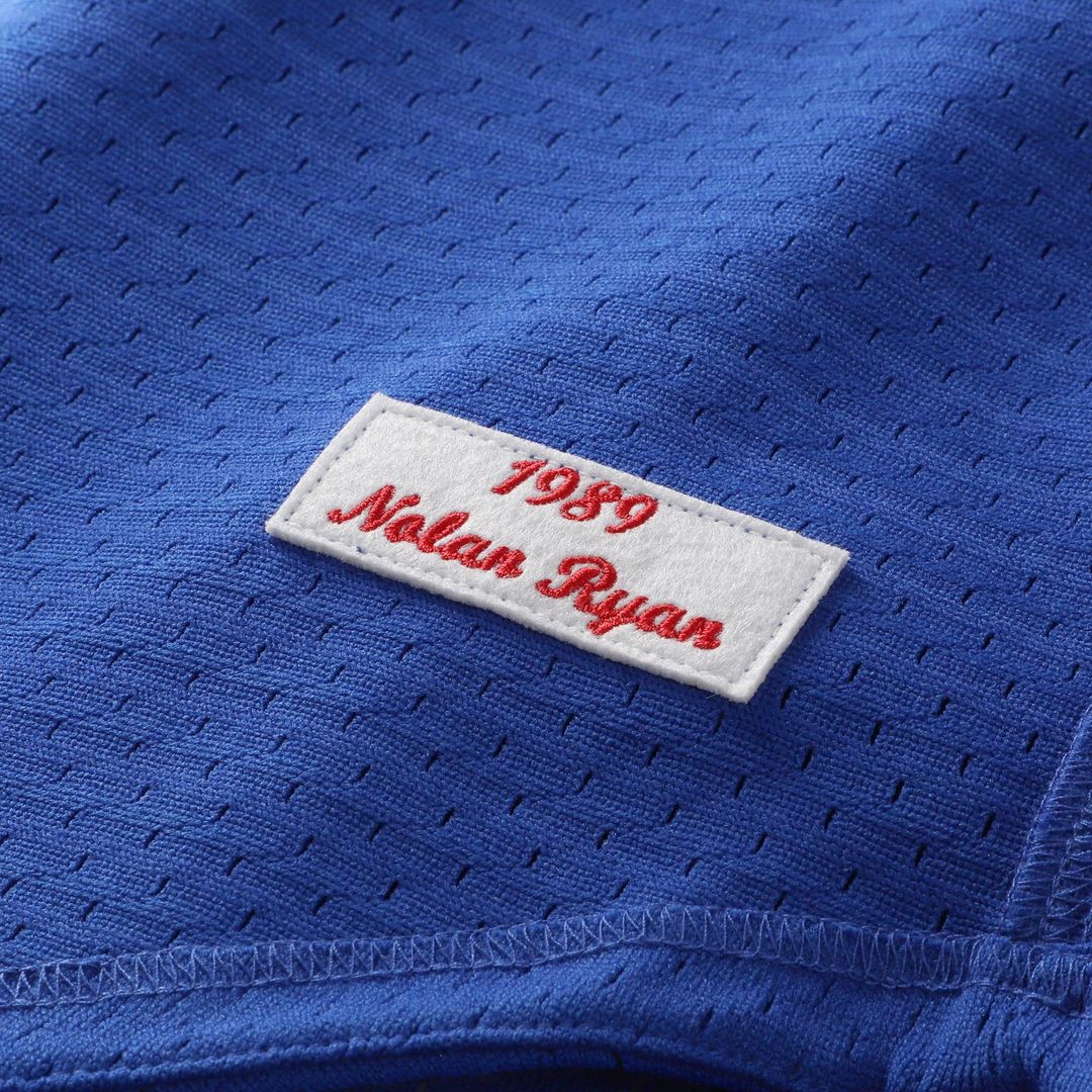 Nolan Ryan Texas Rangers Mitchell & Ness Big & Tall Cooperstown Mesh Batting Practice Jersey - Royal | MLB Fan Gear