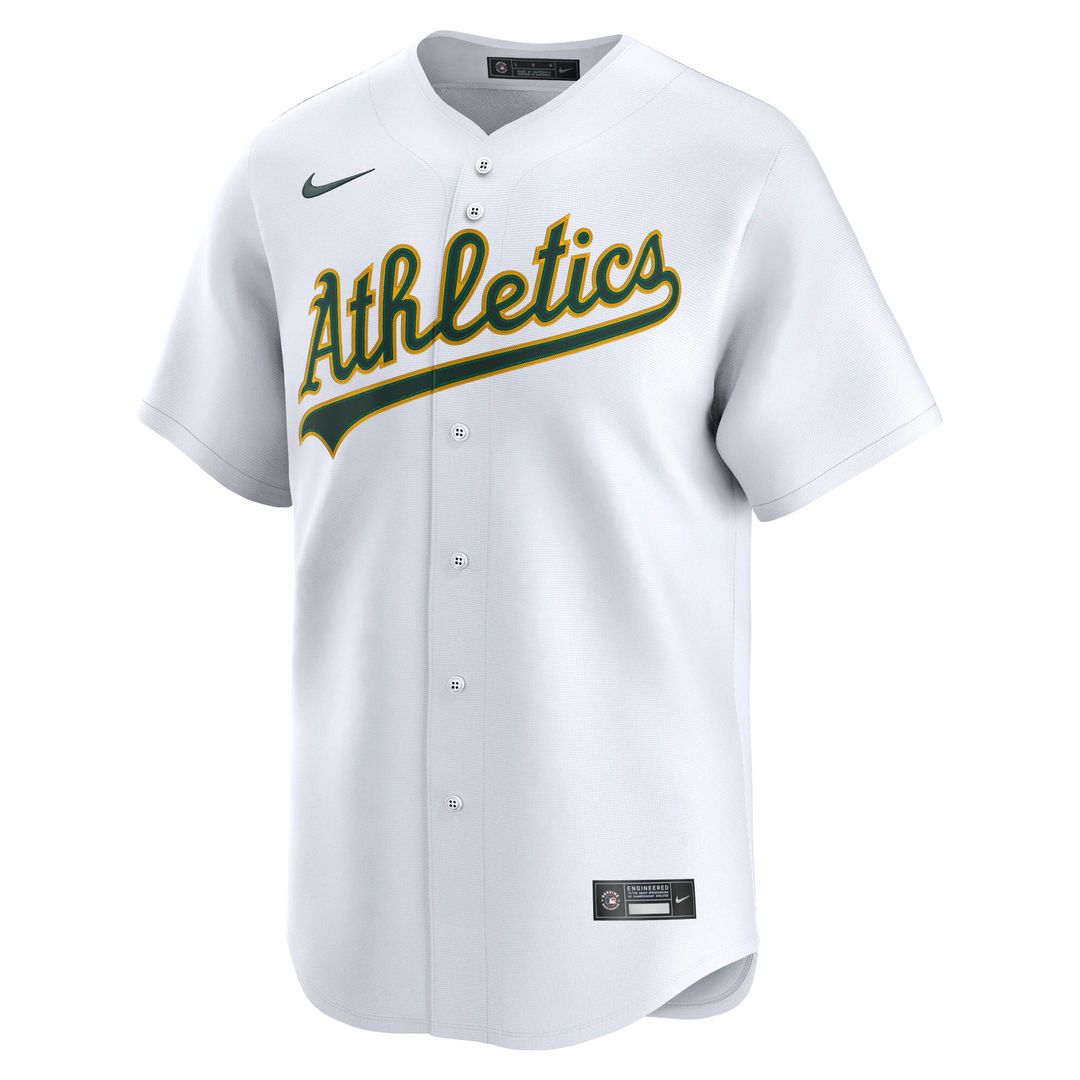 Athletics Nike Home Replica Team Jersey - White | MLB Fan Gear