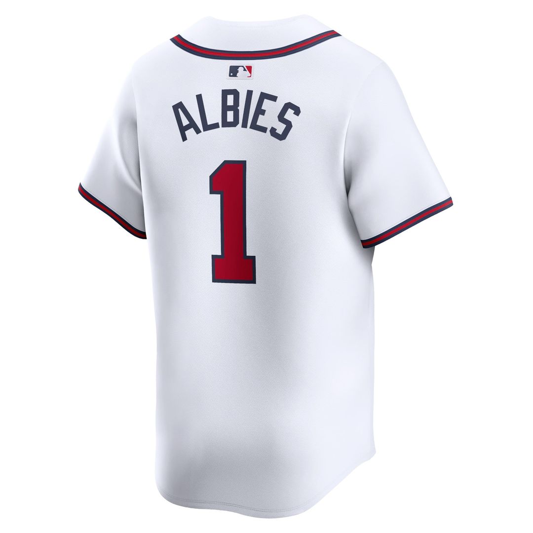 Ozzie Albies Atlanta Braves Nike Home Limited Player Jersey - White | MLB Fan Gear