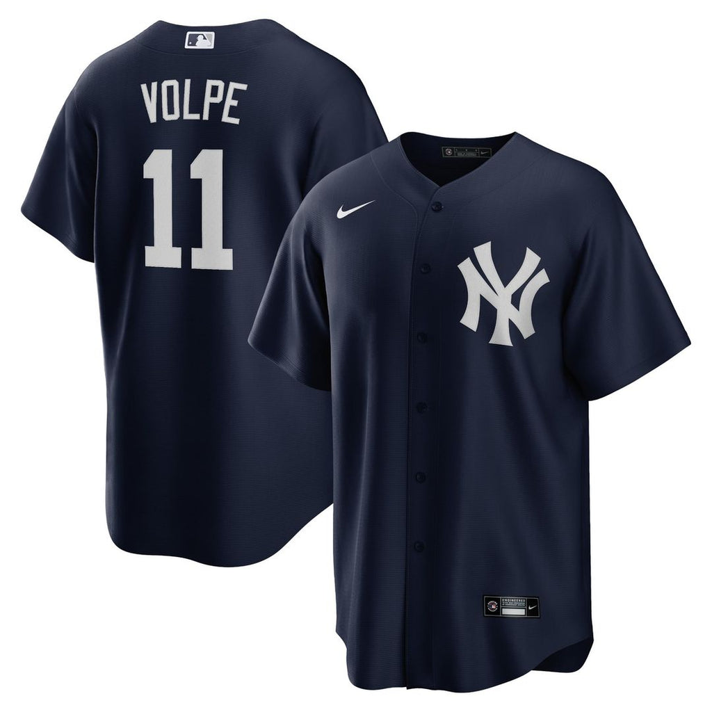 Anthony Volpe New York Yankees Nike Big & Tall Alternate Replica Player Jersey - Navy | MLB Fan Gear