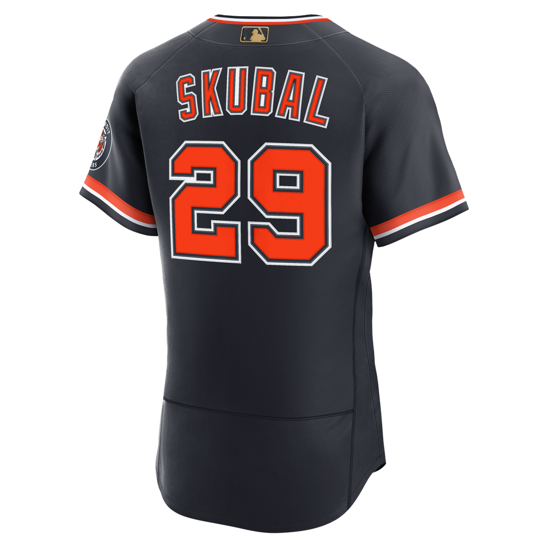 Tarik Skubal Detroit Tigers Nike Alternate MLB Awards Authentic Jersey - Navy | Fan Gear