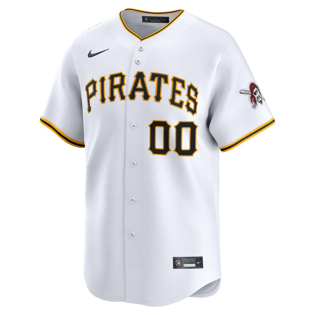 Pittsburgh Pirates Nike Home Limited Custom Jersey - White | MLB Fan Gear