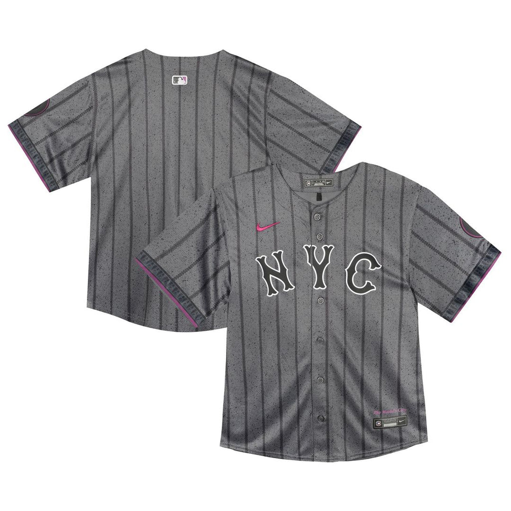 New York Mets Nike Toddler City Connect Team Limited Jersey - Gray | MLB Fan Gear