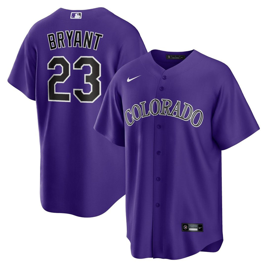 Kris Bryant Colorado Rockies Nike Alternate Replica Player Jersey - Purple | MLB Fan Gear