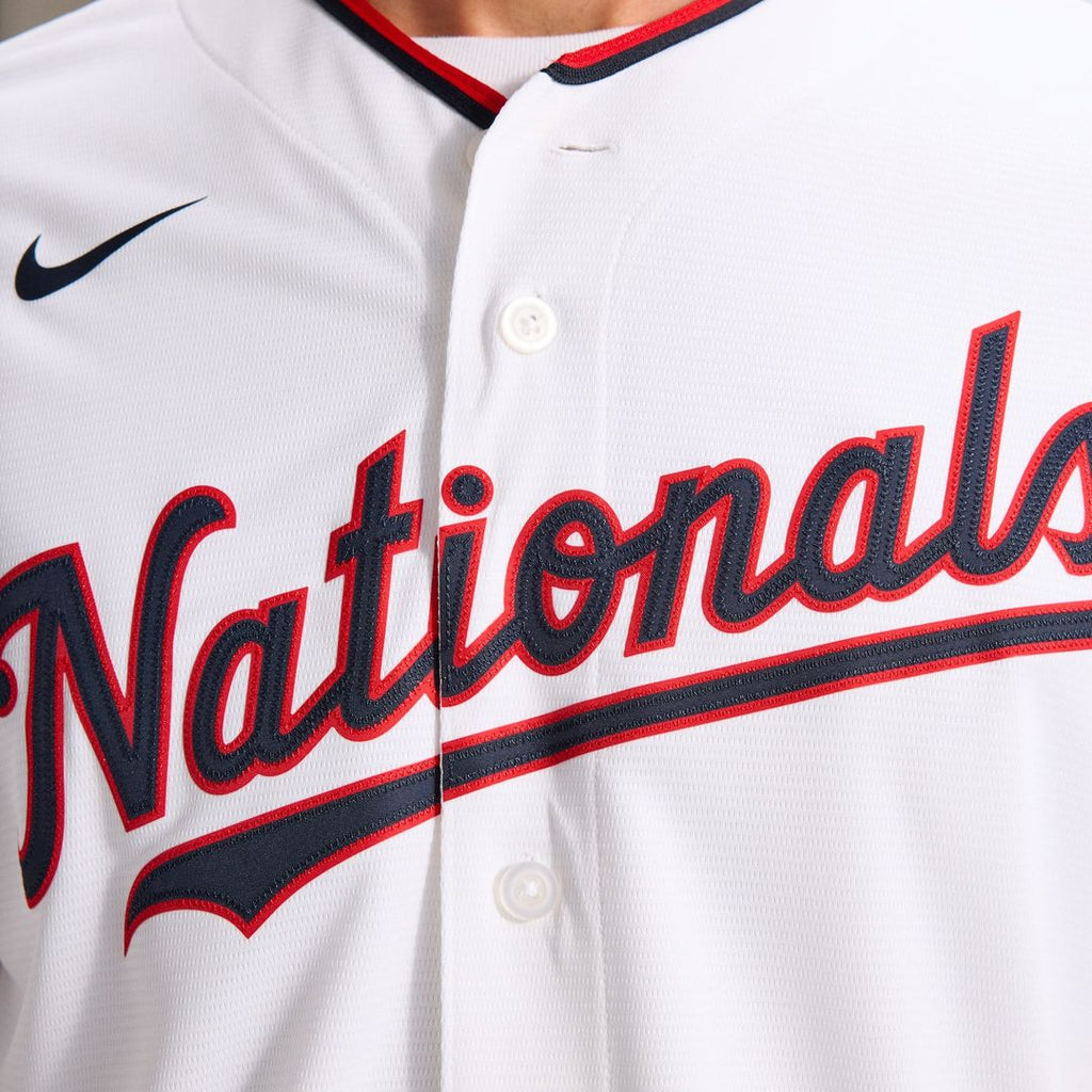 CJ Abrams Washington Nationals Nike Home Replica Jersey - White | MLB Fan Gear