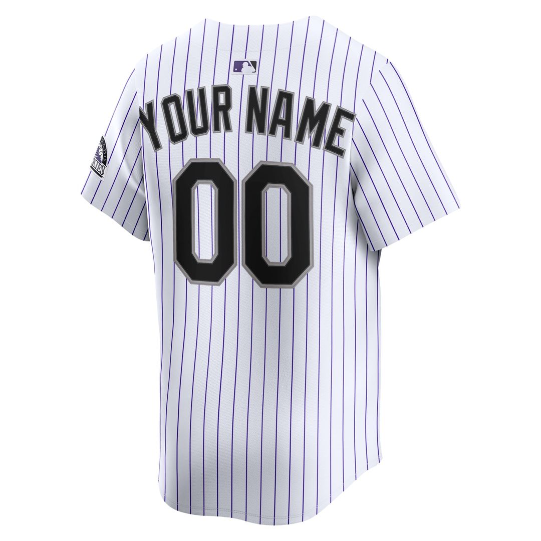 Colorado Rockies Nike Home Limited Custom Jersey - White | MLB Fan Gear