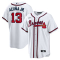 Ronald Acuna Jr. Atlanta Braves Nike Home Replica Player Name Jersey - White | MLB Fan Gear