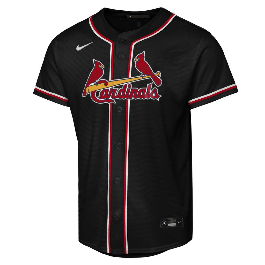 Lars Nootbaar St. Louis Cardinals Nike Youth Fashion Replica Player Jersey - Black | MLB Fan Gear
