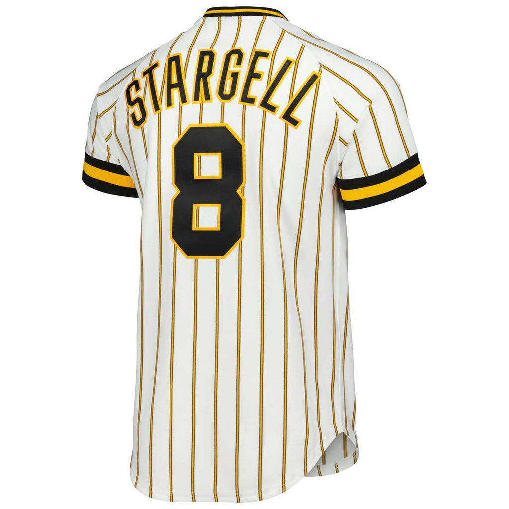 Willie Stargell Pittsburgh Pirates Mitchell & Ness Cooperstown Collection 1979 Authentic Jersey - White | MLB Fan Gear