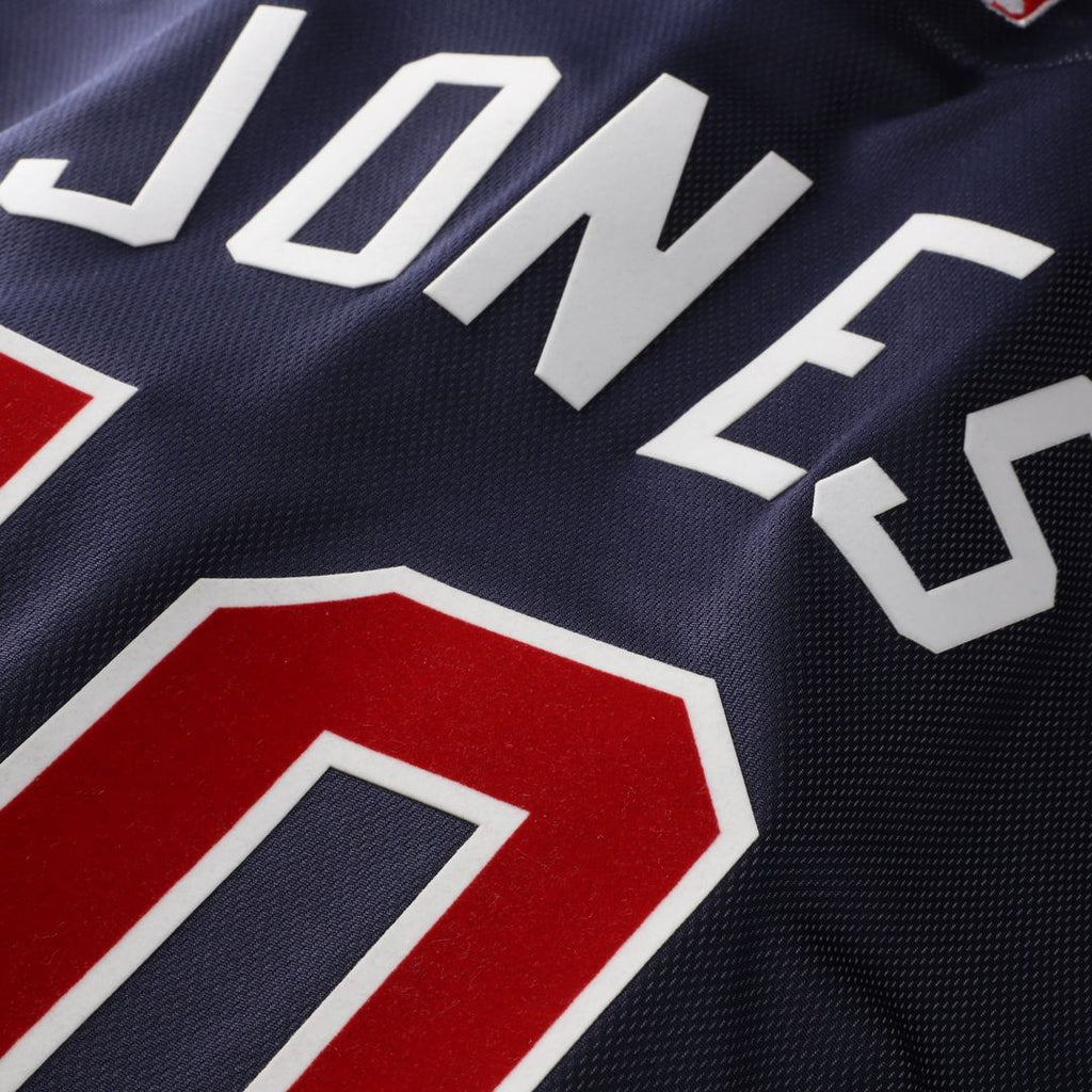 Chipper Jones Atlanta Braves Mitchell & Ness Authentic Batting Practice Jersey - Navy | MLB Fan Gear