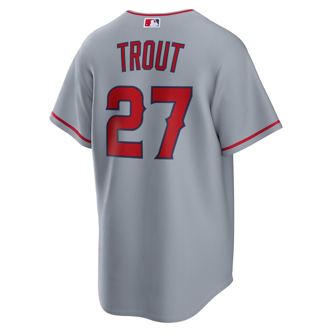 Mike Trout Los Angeles Angels Nike Alternate Replica Jersey - Red | MLB Fan Gear