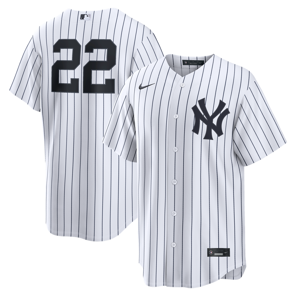 Ben Rice New York Yankees Nike Home Replica Jersey - White | MLB Fan Gear