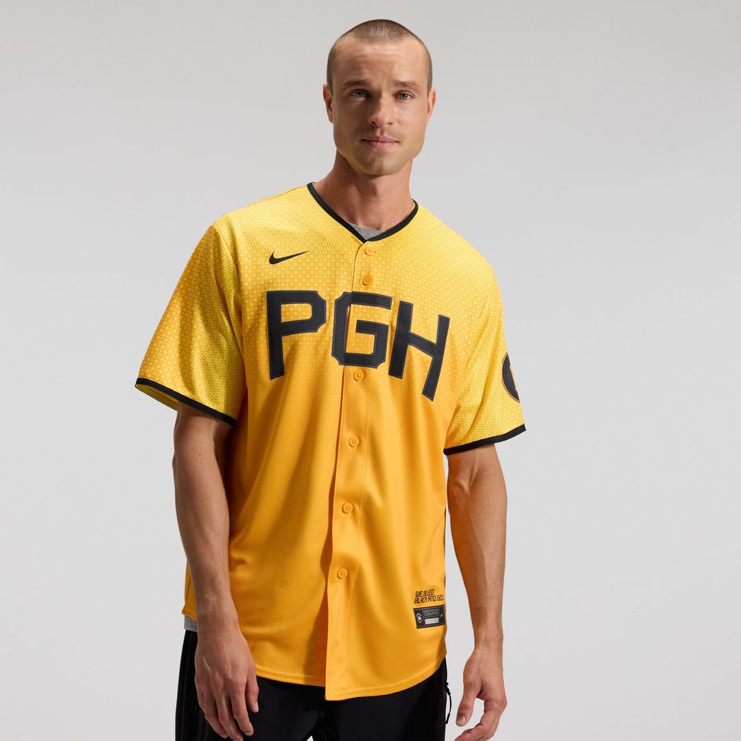 Pittsburgh Pirates Nike City Connect Replica Jersey - Gold | MLB Fan Gear