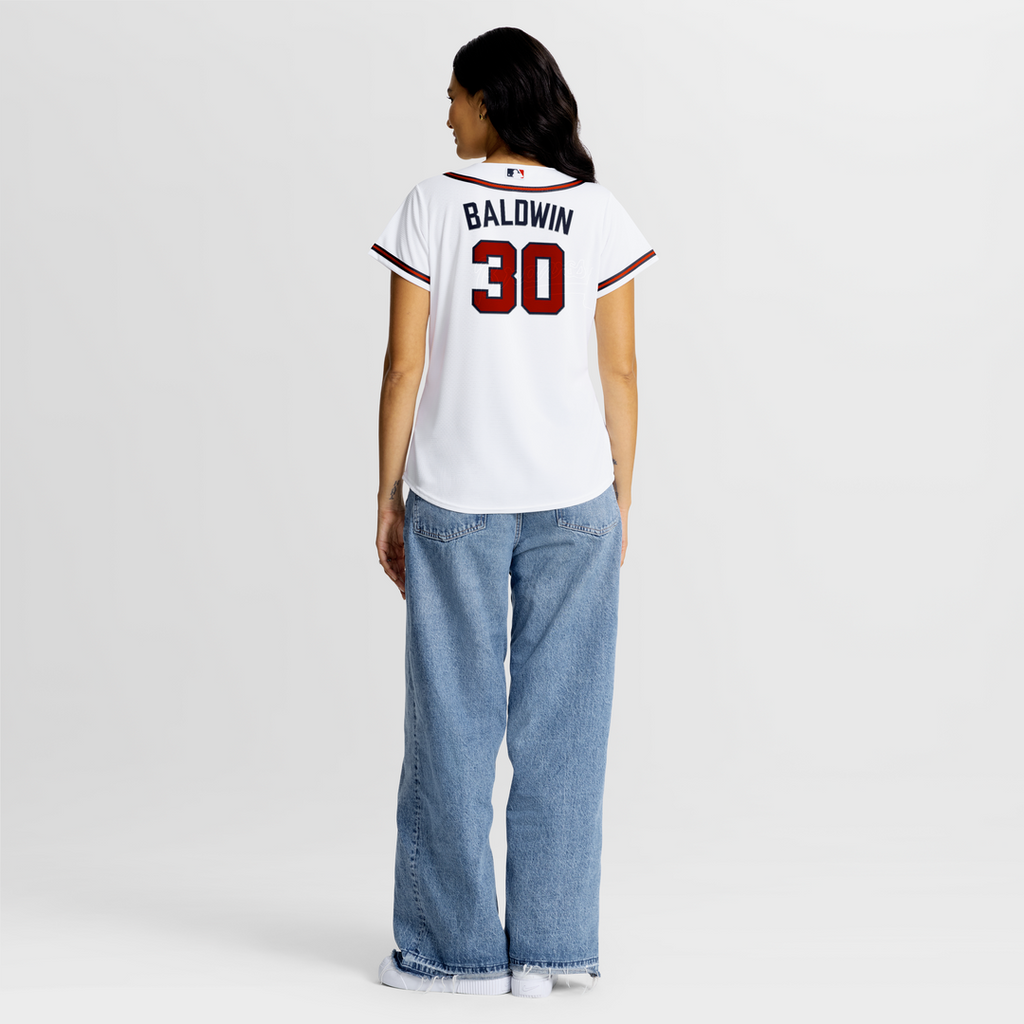 Drake Baldwin Atlanta Braves Nike Women's Home Replica Jersey - White | MLB Fan Gear
