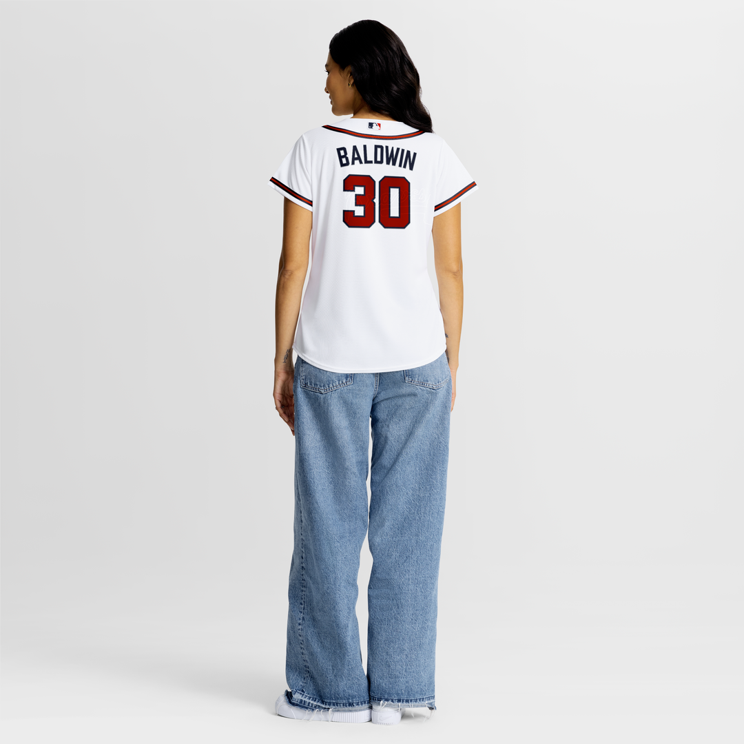 Drake Baldwin Atlanta Braves Nike Women's Home Replica Jersey - White | MLB Fan Gear
