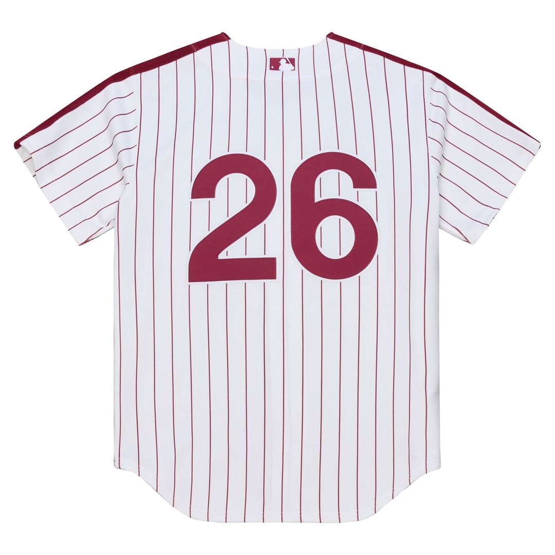 Chase Utley Philadelphia Phillies Mitchell & Ness 2003 Cooperstown Collection Authentic Jersey - White | MLB Fan Gear