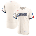 Los Angeles Dodgers Nike City Connect Authentic Sponsor Patch Jersey - Cream | MLB Fan Gear