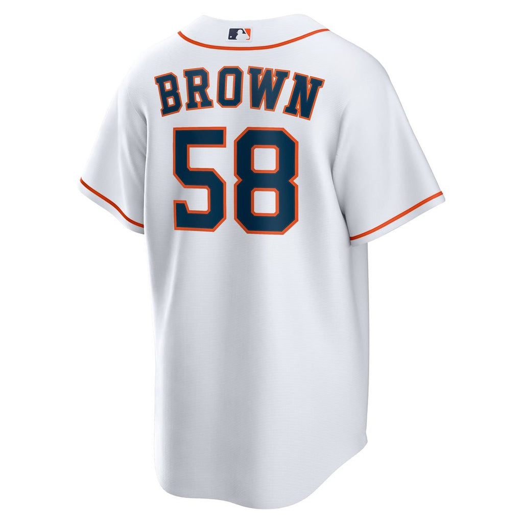 Hunter Brown Houston Astros Nike Home Replica Jersey - White | MLB Fan Gear