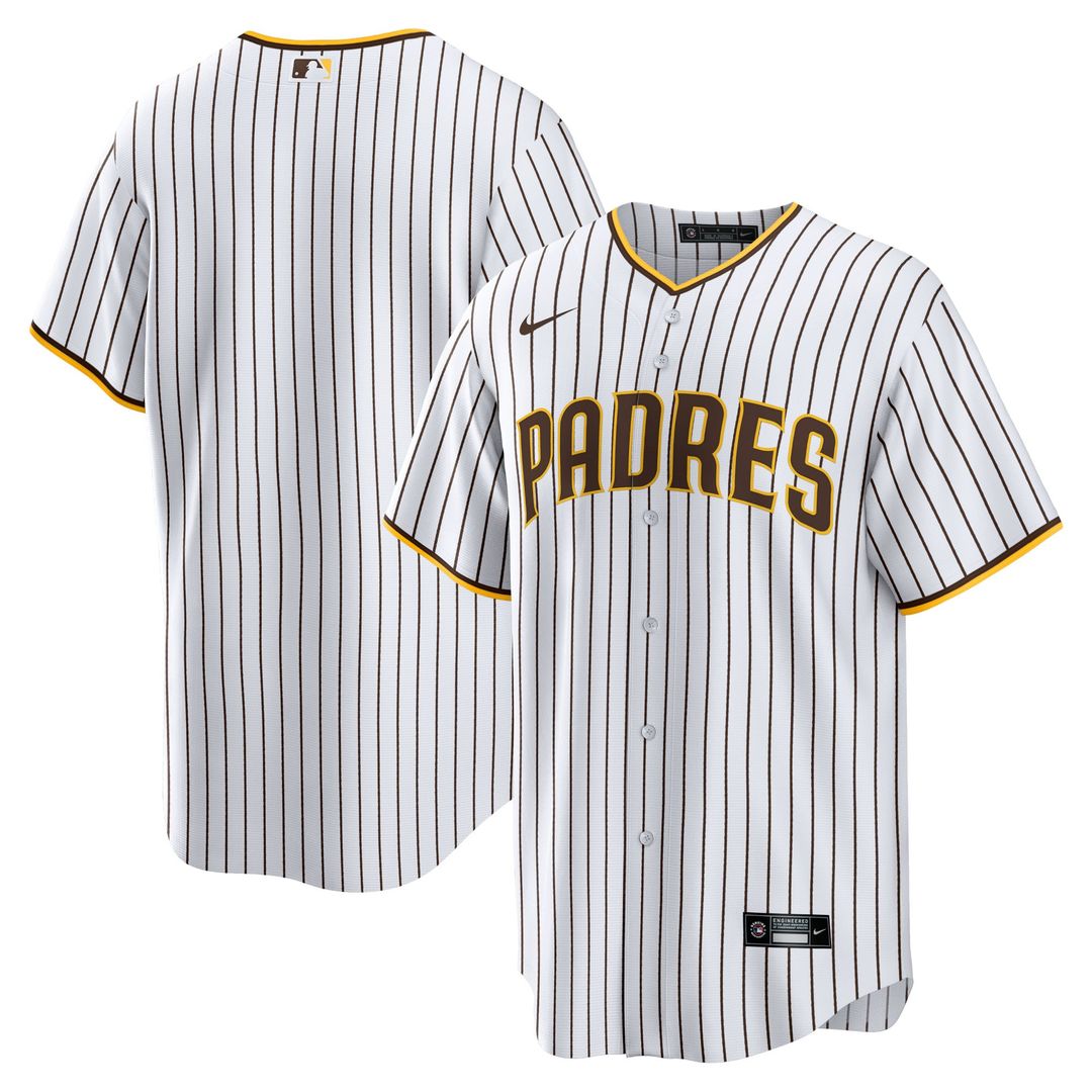 San Diego Padres Nike Home Blank Replica Jersey - White | MLB Fan Gear