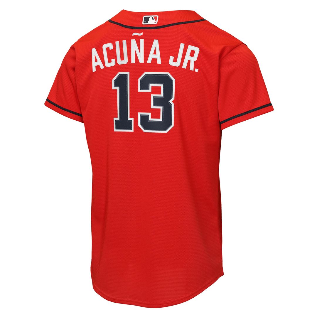 Ronald Acuña Jr. Atlanta Braves Nike Youth Road Replica Jersey - Gray | MLB Fan Gear