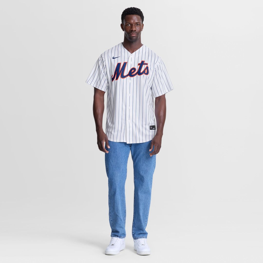 Tylor Megill New York Mets Nike Home Replica Jersey - White | MLB Fan Gear