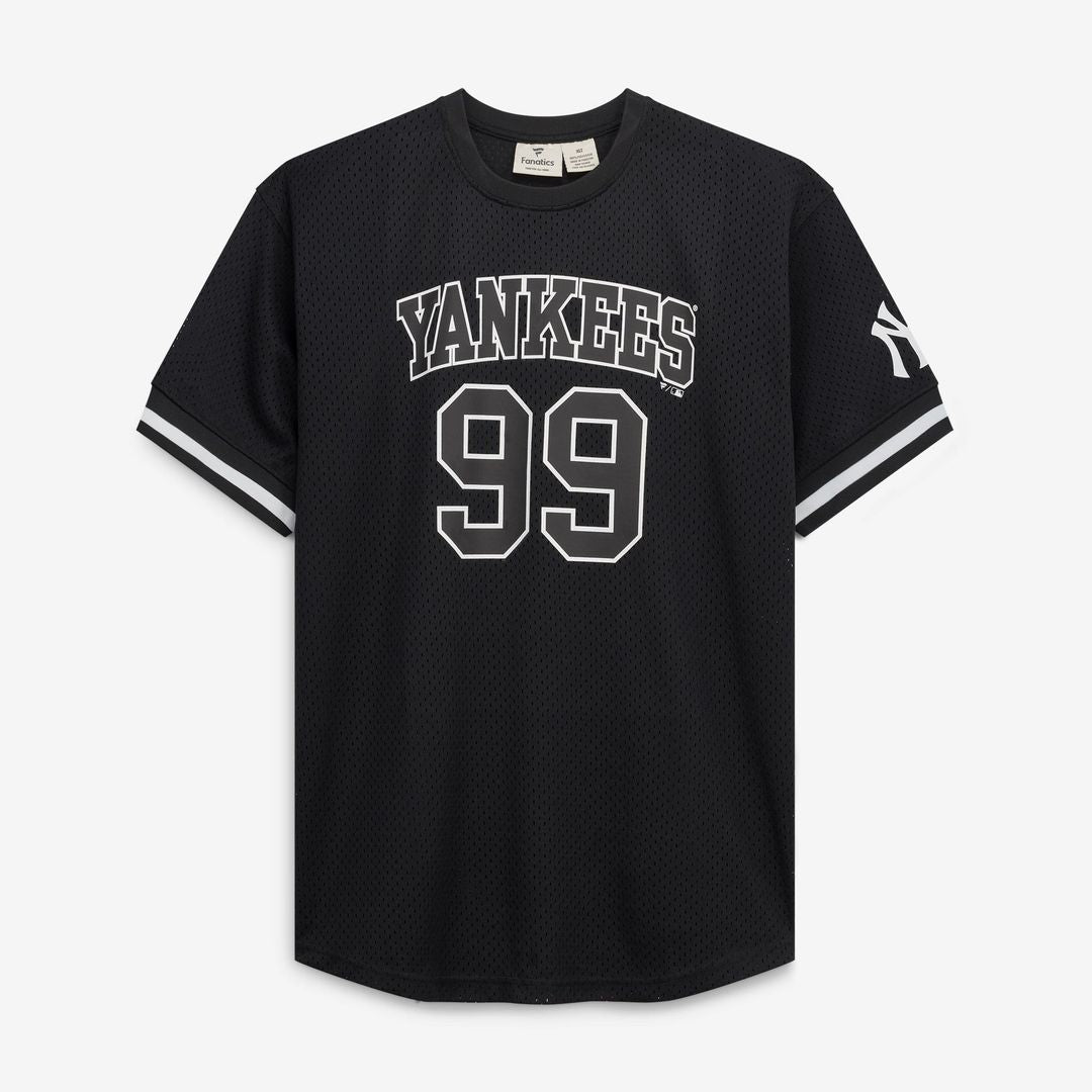 Aaron Judge New York Yankees Fanatics Big & Tall Heavyweight Mesh Jersey - Black/ White | MLB Fan Gear