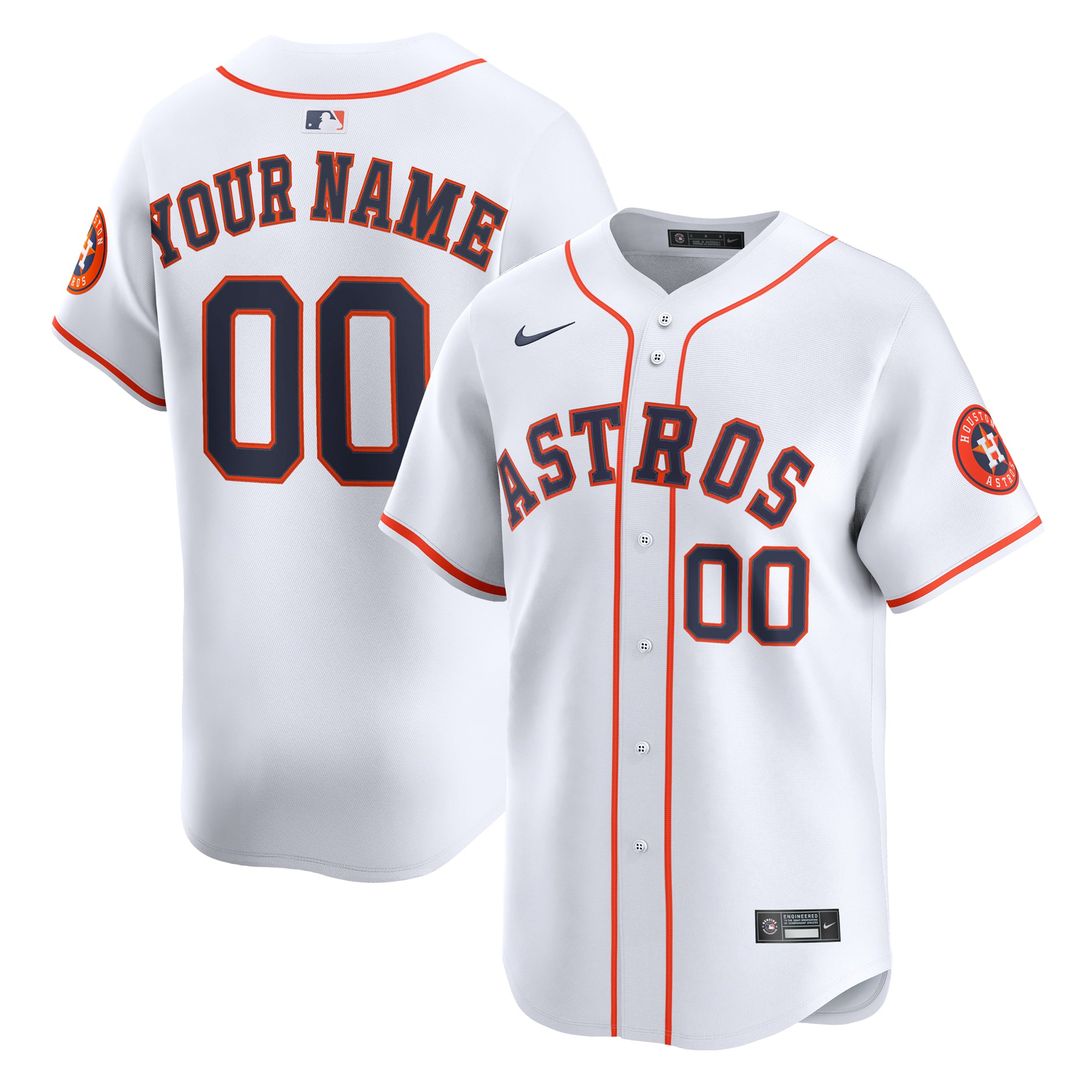 Houston Astros Nike Alternate Limited Custom Jersey - Orange | MLB Fan Gear
