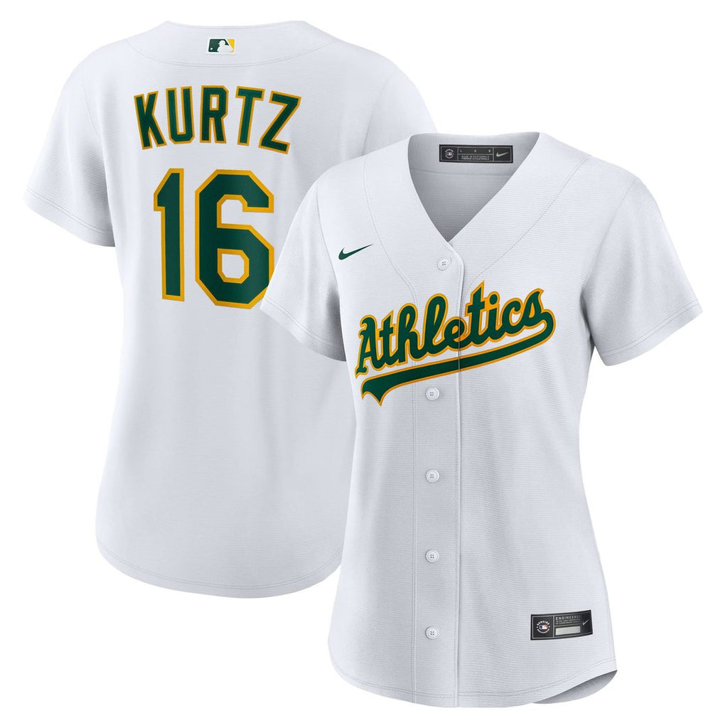 Nick Kurtz Athletics Nike Women's Home Replica Player Jersey - White | MLB Fan Gear