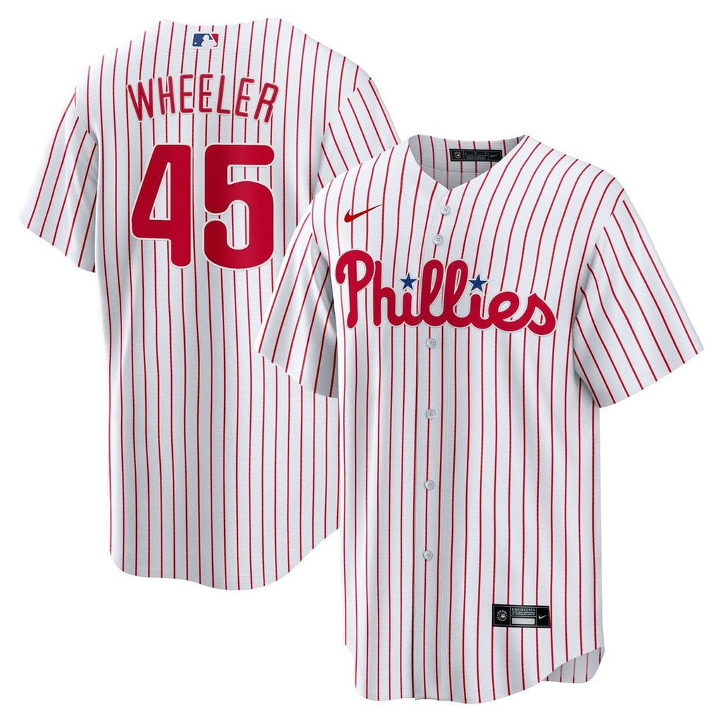 Zack Wheeler Philadelphia Phillies Nike Home Replica Jersey - White | MLB Fan Gear