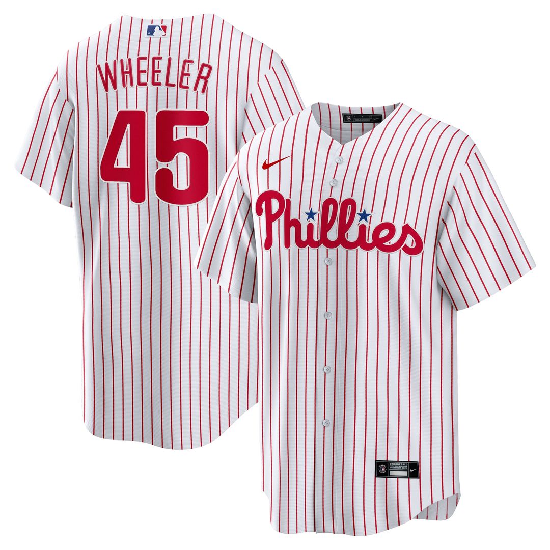 Zack Wheeler Philadelphia Phillies Nike Home Replica Jersey - White | MLB Fan Gear