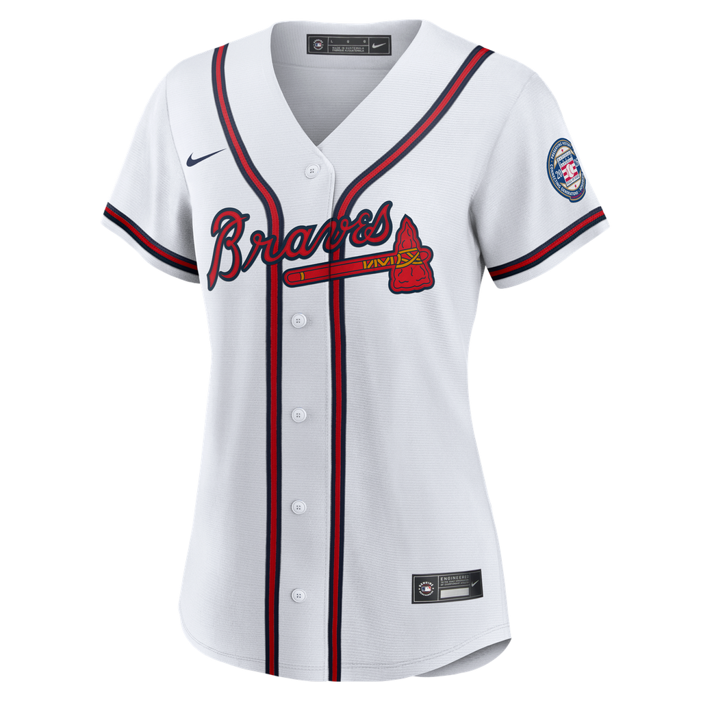 Andruw Jones Atlanta Braves Nike Women's 2026 Baseball Hall of Fame Retired Player Replica Jersey - White | MLB Fan Gear