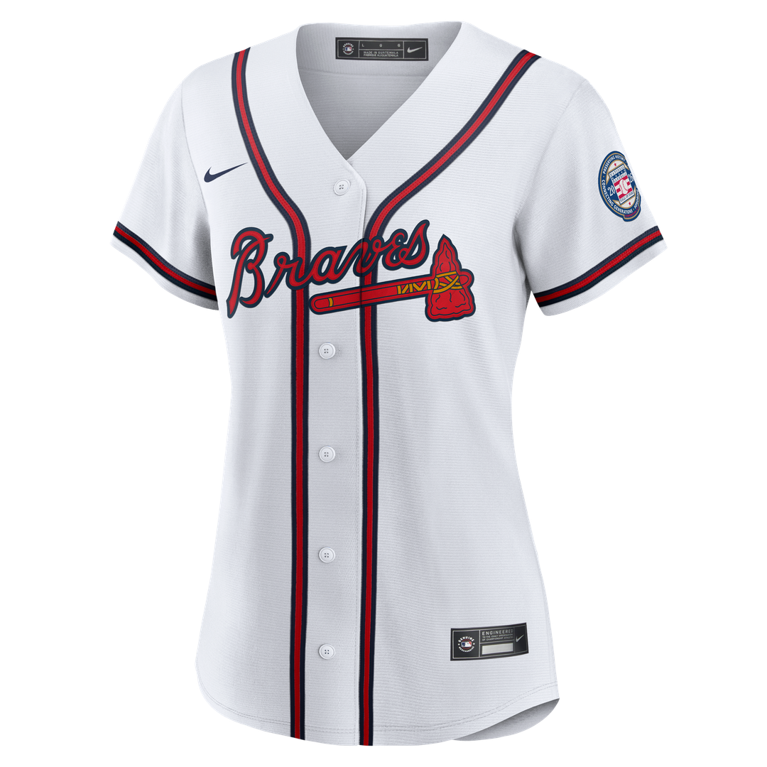 Andruw Jones Atlanta Braves Nike Women's 2026 Baseball Hall of Fame Retired Player Replica Jersey - White | MLB Fan Gear