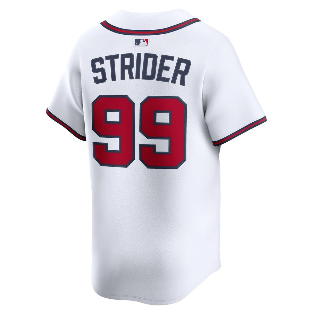 Spencer Strider Atlanta Braves Nike Home Limited Player Jersey - White | MLB Fan Gear